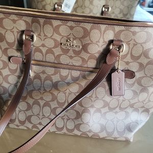 Large Signature Coach Purse